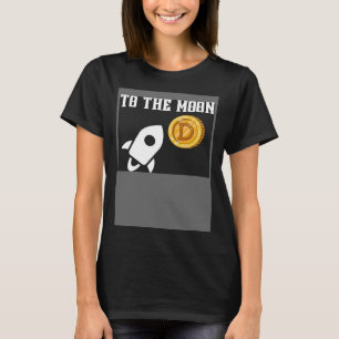 Camiseta Ao Comerciante De Moon Stock