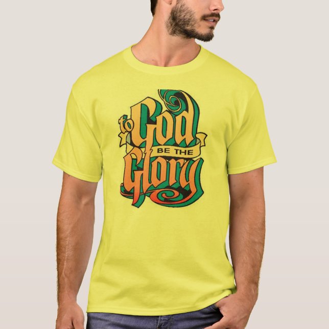 Camiseta Ao deus seja o tshirt da glória (Frente)