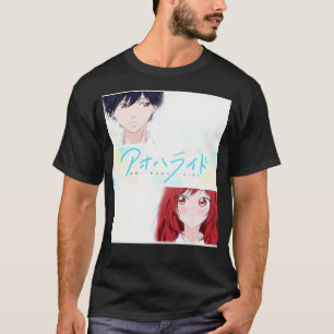 Camiseta Ao Haru Ride Blue Primavera Ride Cuide