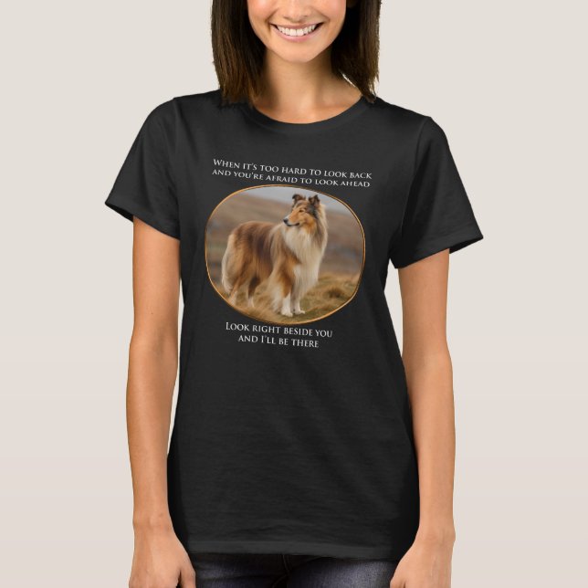 Camiseta Ao Lado De Você Collie (Frente)