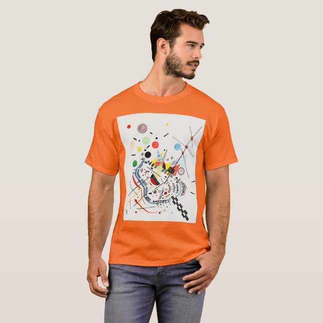 Camiseta Ao mar e ao sol - Kandinsky (Frente Completa)