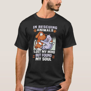 Camiseta Ao Recuperar Animais, Perdi A Minha Mente Dos Dire