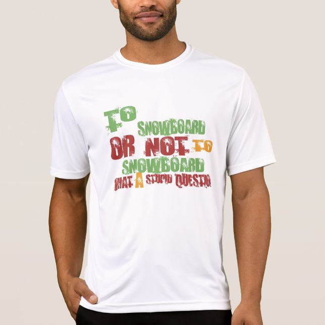 Camiseta Ao Snowboard (Frente)