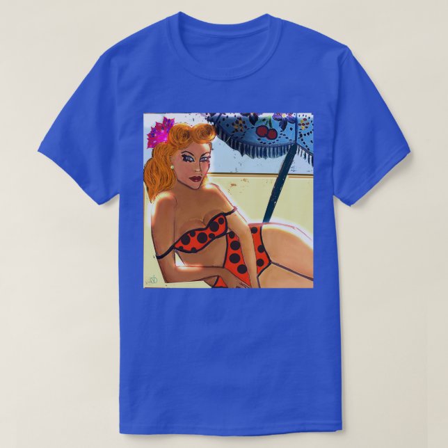 Camiseta ao sol (Frente do Design)