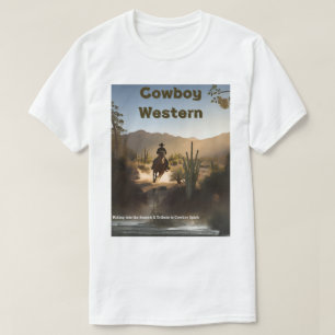 Camiseta Ao Sol: Celebrando o Legado do Cowboy