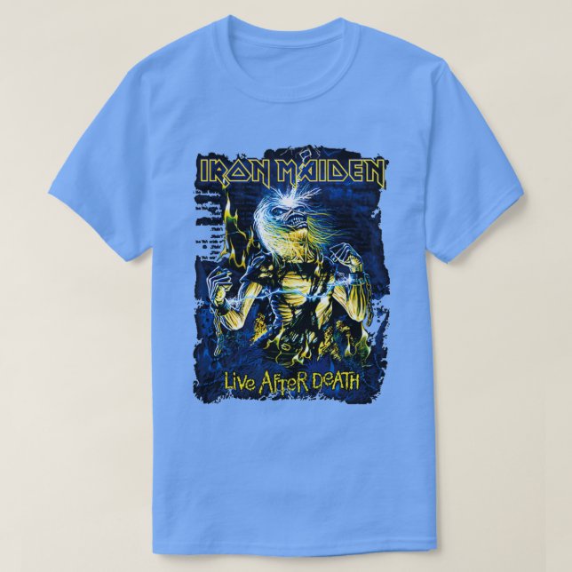 Camiseta Ao Vivo Depois da Morte Presente Dia das Bruxas Aç (Frente do Design)