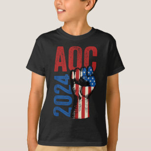 Camiseta Aoc 2024 Para O Presidente Alexandria Ocasio Corte