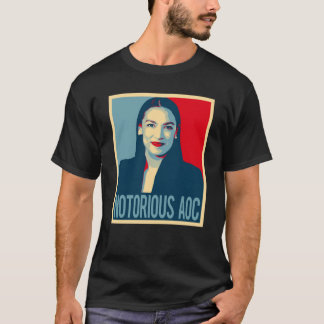 Camiseta AOC notório Alexandria Ocasio Cortez