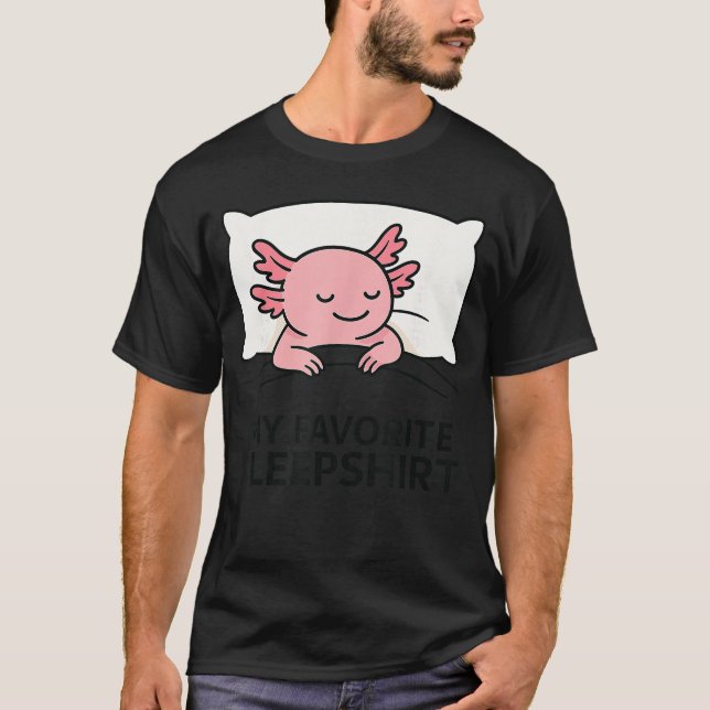 Camiseta Aolotl Favorite Sleepshirt Sleeping Pajamas Boys G (Frente)