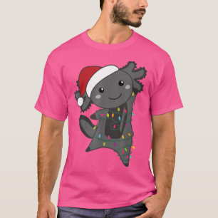 Camiseta Aolotl Feliz Fada De Natal Luz Doce Animais
