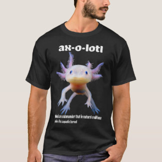 Camiseta Aolotl Meican Walking Fish Amphibian Aolotl Defini