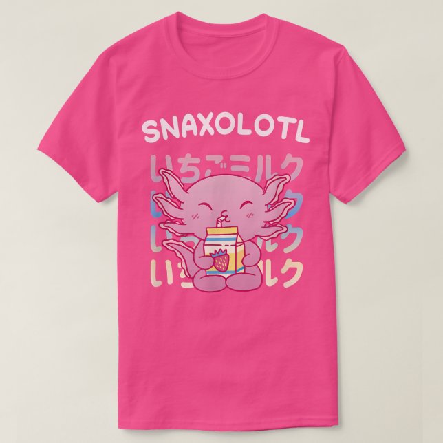 Camiseta Aolotl Snaolotl Sweets Bebem Aolotls Cute Engraçad (Frente do Design)