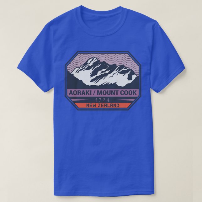 Camiseta Aoraki Monte Cook (Frente do Design)
