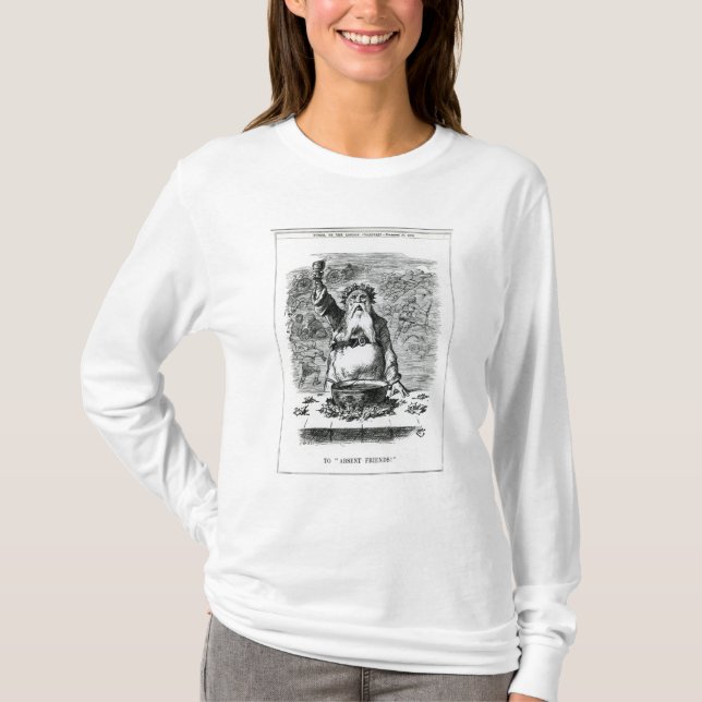 Camiseta Aos amigos ausentes! (Frente)