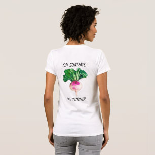 Camiseta Aos domingos nós nabos - animal atravessando
