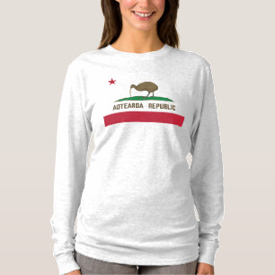 Camiseta Aotearoa República Kiwi - Bandeira Nova Zelândia