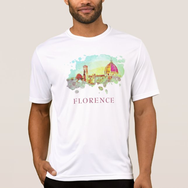 Camiseta ** AP12 Firenze Florence Panorama Itália (Frente)