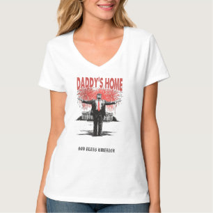 Camiseta *~* AP16 - Trump Papai está em Casa - MAGA Casa Br