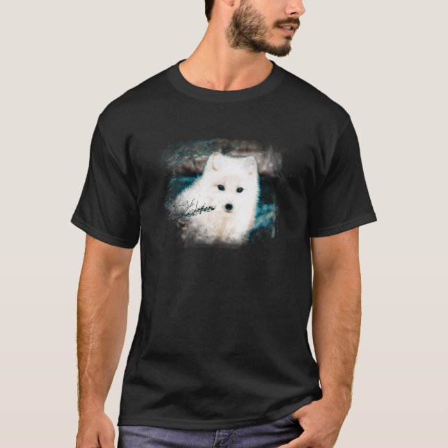 Camiseta *~* AP18 Snow Fox White Fox Polar Artic Men (Frente)