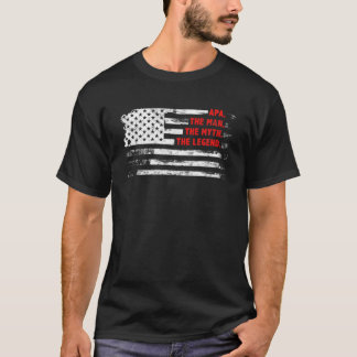 Camiseta Apa The Man Myth Legend American Flag S S