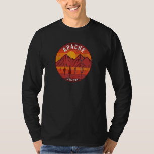Camiseta Apache Arizona Vintage Cactus Sunset Desert Landsc