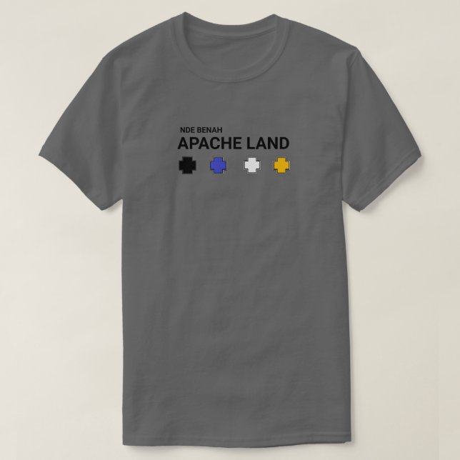 Camiseta Apache Knife® Apache Land #18 T-Shirt (Frente do Design)