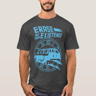 Camiseta Apague-me da existência de uma paródia engraçada a