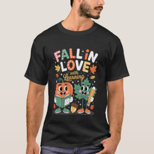 Camiseta Apaixonado pelo Aprendizado Abóbora Outono Livro C