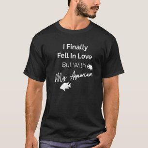 Camiseta Apaixonado Pelo Meu Aquário  Tanque de Peixes Cicl