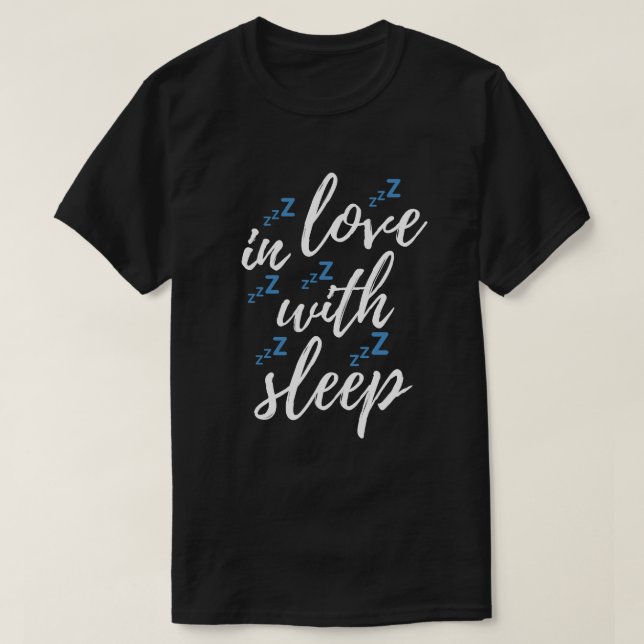Camiseta Apaixonado pelo Sono (Frente do Design)
