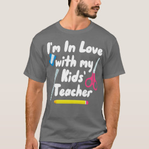 Camiseta Apaixonado Pelos Meus Filhos Professores Ensino Em