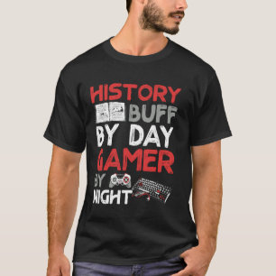 Camiseta Apaixonado por História de Dia Jogador de Video-ga