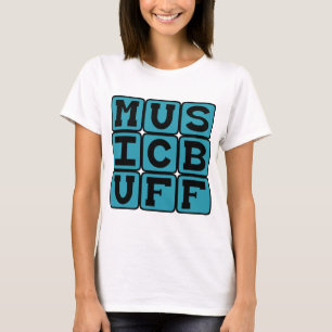 Camiseta Apaixonado por Música, Conhecedor de Curiosidades
