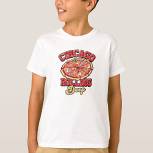 Camiseta Apaixonado por pizza Chicago Rolling Deep