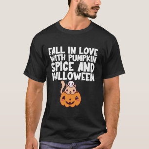Camiseta Apaixonado por Pumpkin Spice e Halloween Desi