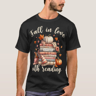 Camiseta Apaixonar-Se Pela Leitura De Bombas De Outono E