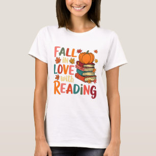 Camiseta Apaixonar-Se Pela Leitura Do Outono Shir