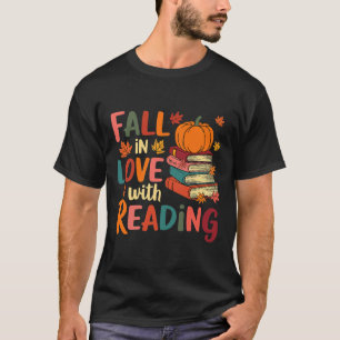Camiseta Apaixonar-Se Pela Leitura Do Outono Shir