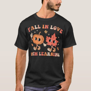 Camiseta Apaixonar-Se Pela Queda Do Aprendizado Professor T