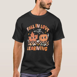 Camiseta Apaixonar-se pelo Abobrinha de Outono Folhas T
