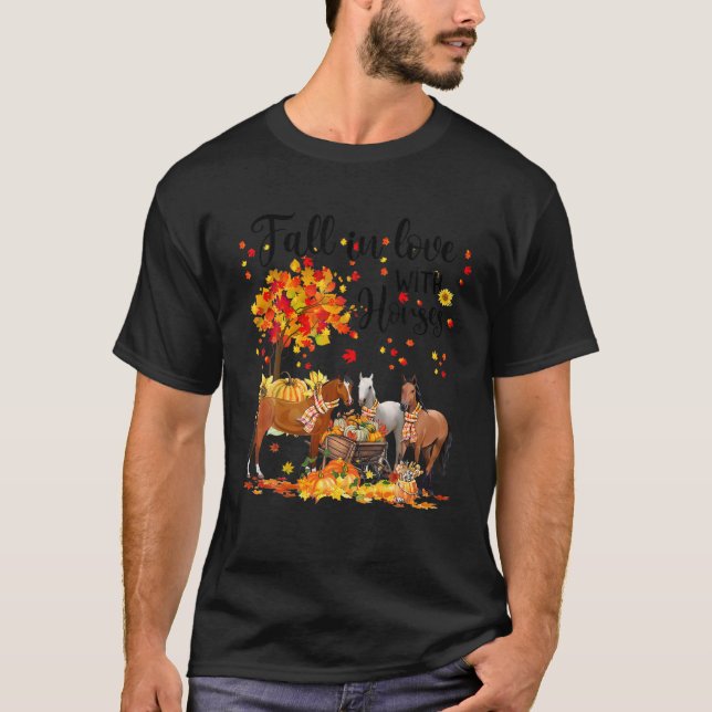 Camiseta Apaixonar-Se Por Cavalos Que Se Apaixonam Pelo Cav (Frente)