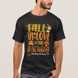 Camiseta Apaixonar-Se Por Ensinar Professora Do Jardim De I