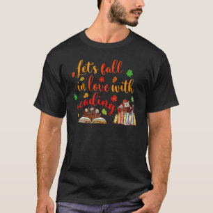 Camiseta Apaixone-se Por Um Grande Livro Leitura De Outono