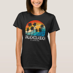 Camiseta Apalachicola Beach Florida Palm Tree Beach Souveni