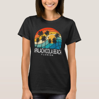 Camiseta Apalachicola Beach Florida Palm Tree Beach Souveni