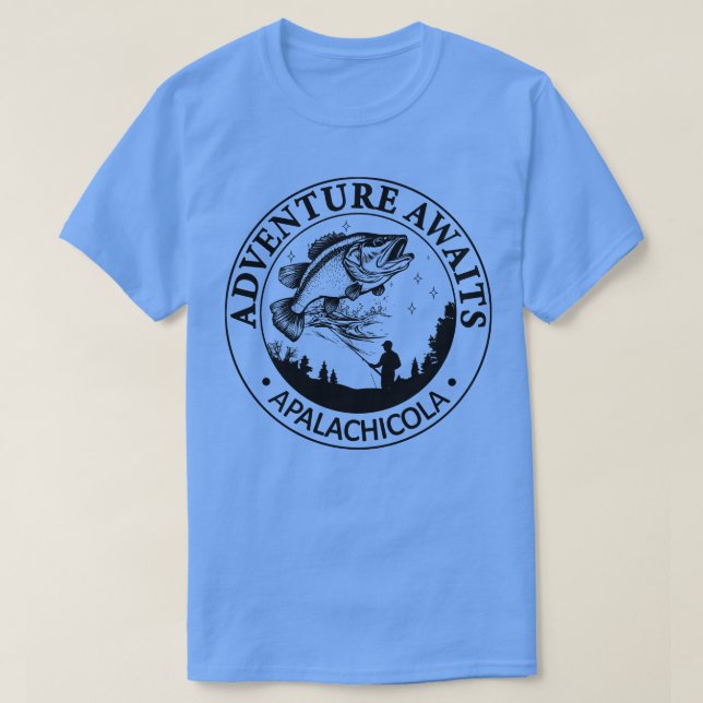 Camiseta Apalachicola Florida 1 (Frente do Design)