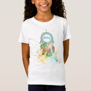 Camiseta Apanhador de sonhos personalizado com respingos