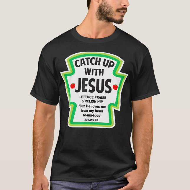 Camiseta Apanhe Jesus Funny Christian Faith (Frente)