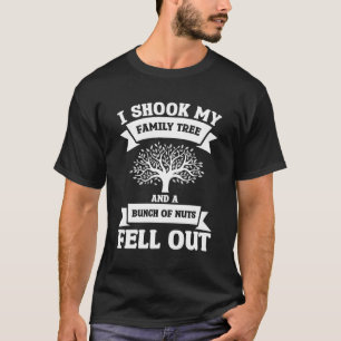 Camiseta Apanhei A Árvore Familiar E Um Monte De Loucos Cai