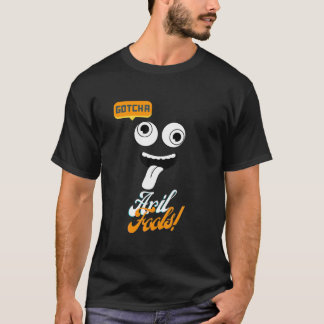 Camiseta Apanhei o dia dos tolos Engraçado Pai de crianças 